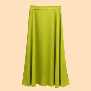 REMIX A-LINE GREEN SKIRT